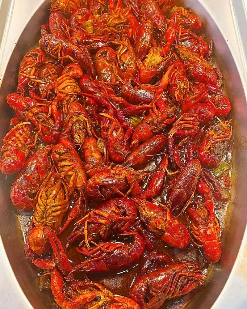 Hot and spicy seasoned crawfish at Ichiraku Seafood Buffet & Grill, a Asian Restaurant in North Providence